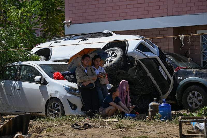 The aftermath of Typhoon Kalmaegi in Liloan, in the province of Cebu. Photograph: Jam Sta Rosa/AFP via Getty Images