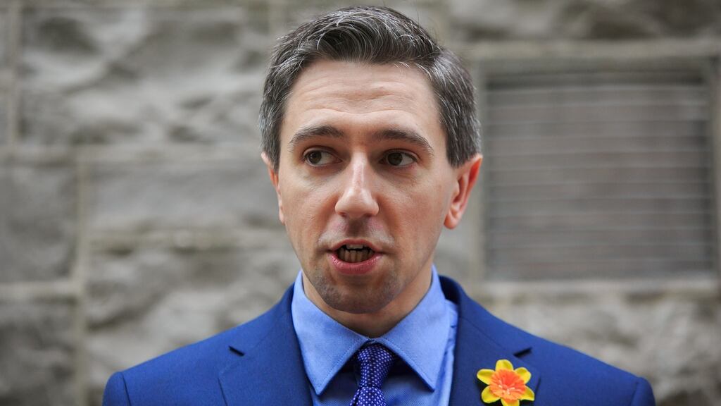 Minister for Health Simon Harris:  ‘I think we really need to call on the anti-vaxxers to cop on. We need to call them out.’ Photograph:   Gareth Chaney/Collins