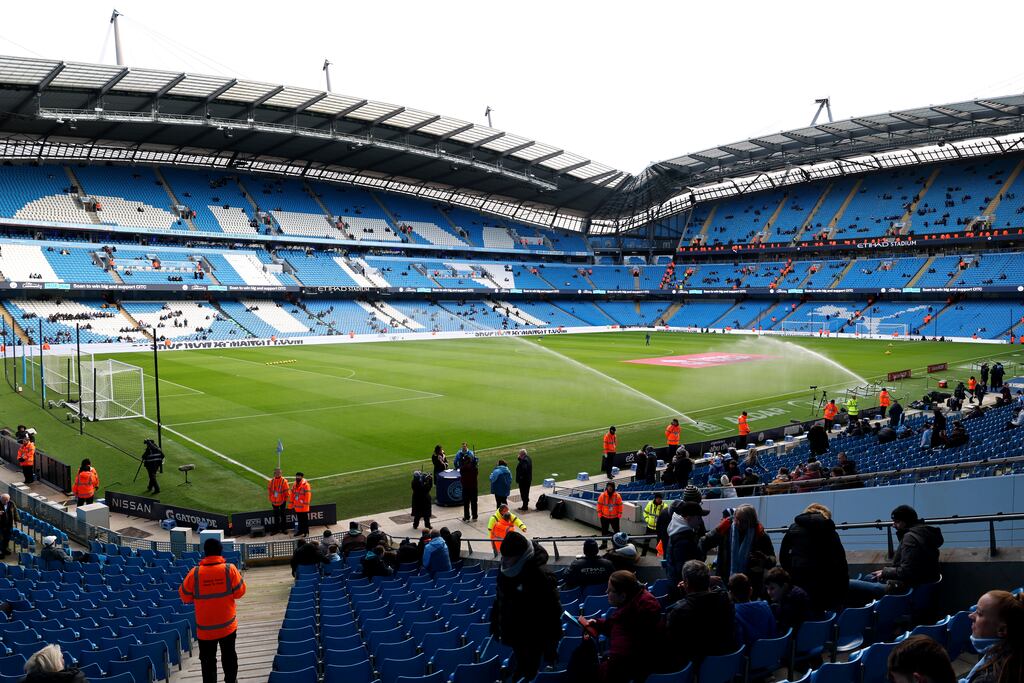 A date has been agreed to hear the 115 charges brought against Manchester City. Photograph: Clive Brunskill/Getty Images