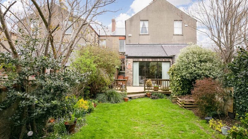 The rear garden