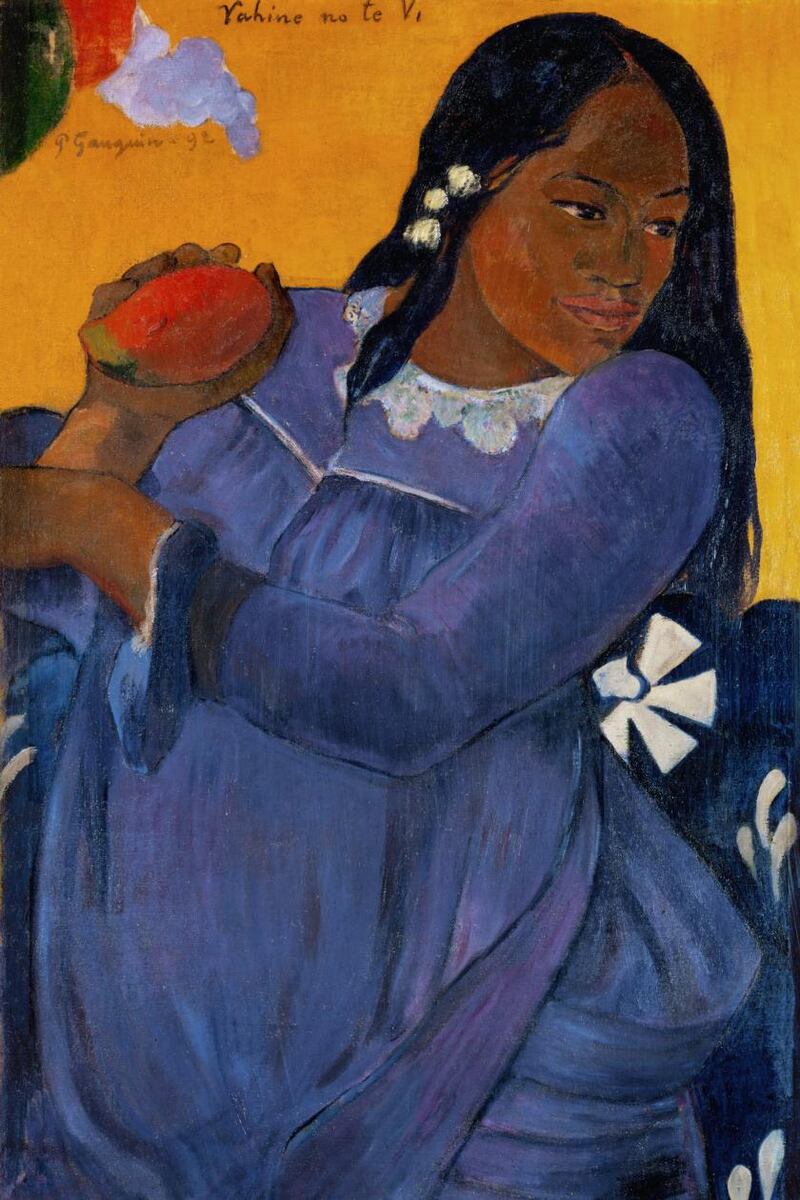 Vahine no te vi (Woman with a Mango) by Paul Gauguin