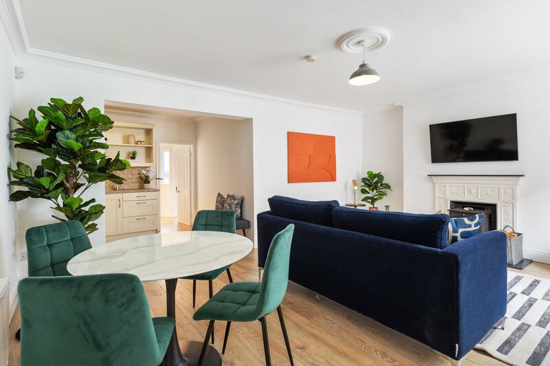 Apartment: living/dining space