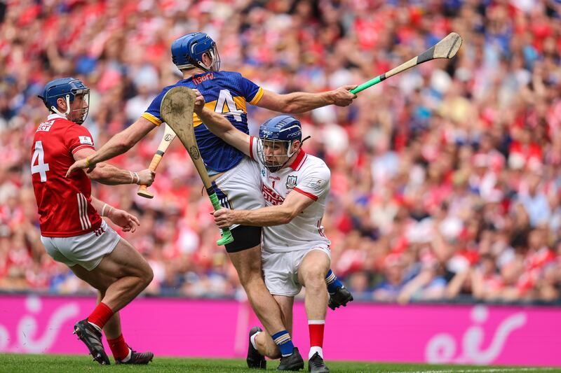 How many times can Tipperary's prolific John McGrath find the back of the net before christmas. Photograph: Inpho 
