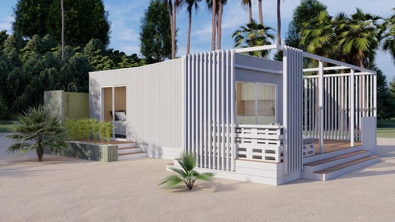 Less than an hour from Barcelona, a two-bed unit comes in from €595 for a week in June