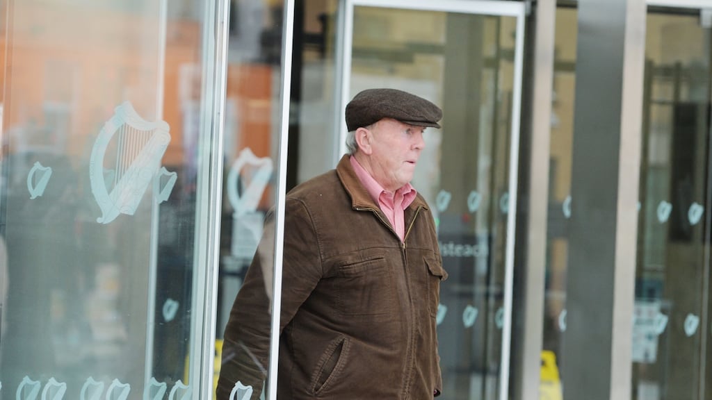 Thomas ‘Slab’ Murphy leaving the Special Criminal Court in Dublin. Photograph: Alan Betson