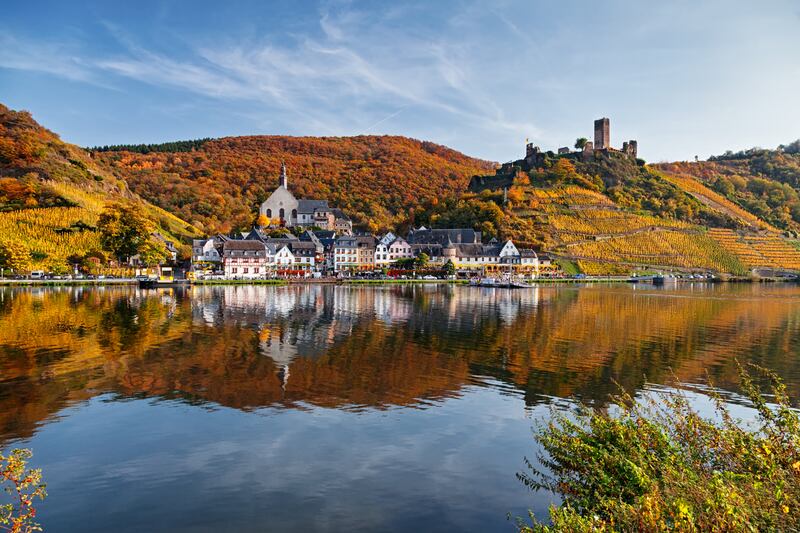 Beilstein and nearby vineyards in the Mosel valley. Photograph: iStock
