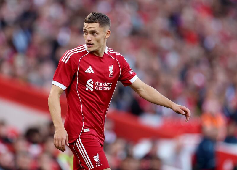 Florian Wirtz joined Liverpool from Bayer Leverkusen this summer. Photograph: Carl Recine/Getty Images