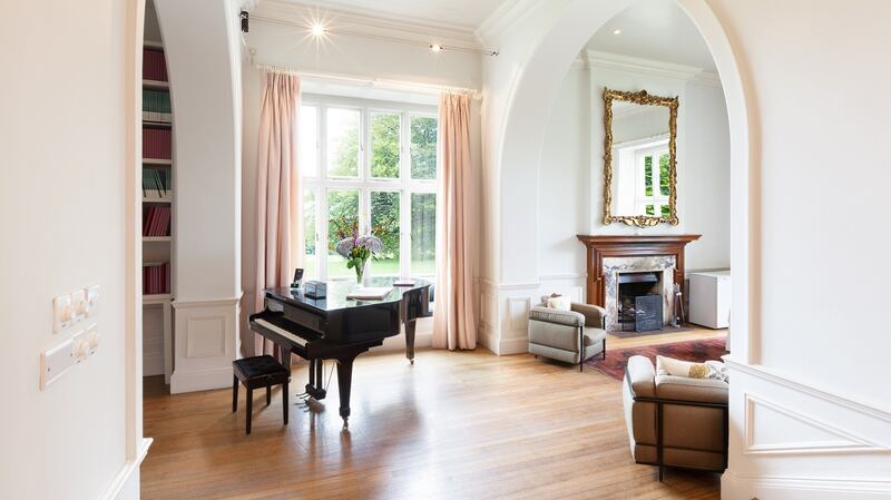 A room in Liss Ard  in west Cork. The  Victorian mansion has operated as a boutique hotel and wedding venue