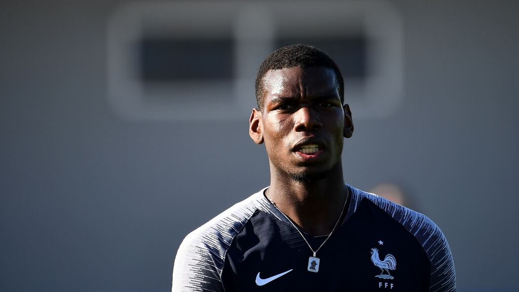 Paul Pogba’s France take on Argentina on Saturday. Photograph: Franck Fife/AFP/Getty