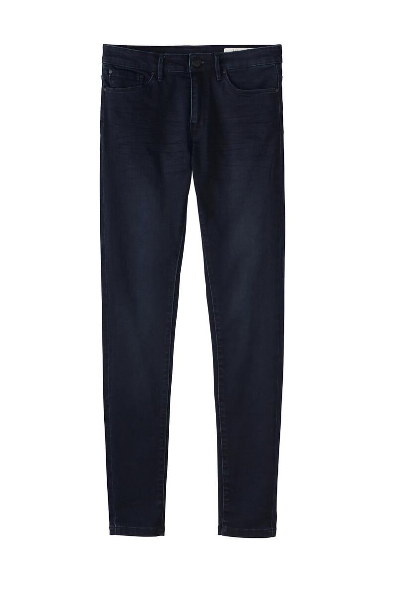 Dark denim stretch jeans, €12.99