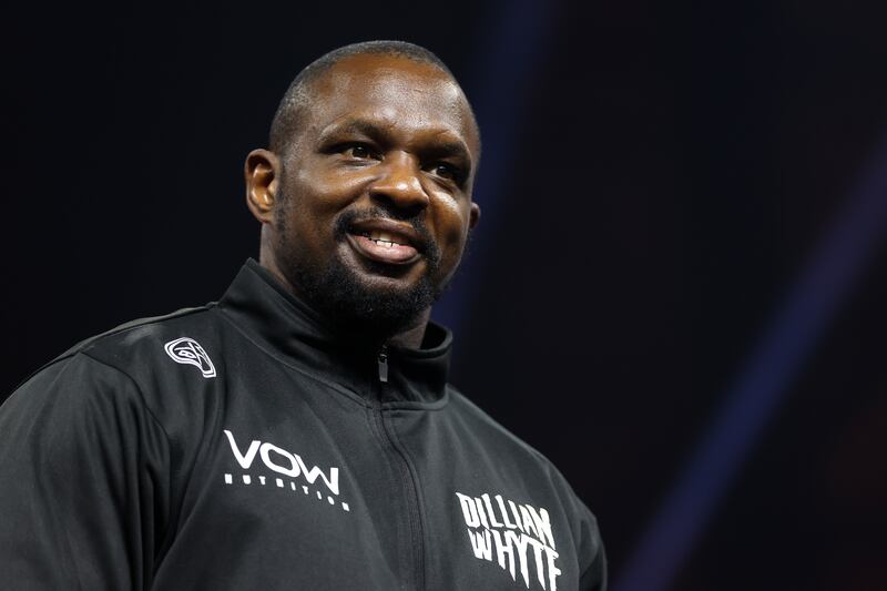 Dillian Whyte is expected to be the toughest opponent that Moses Itauma has ever faced. Photograph: Richard Pelham/Getty Images