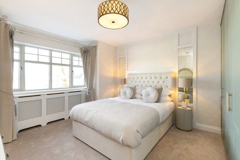 Four-bedroom house: main bedroom