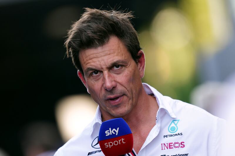 Mercedes team principal Toto Wolff proclaimed that Mercedes have the tools to carry Lewis Hamilton and George Russell to the championship. Photograph: David Davies/PA