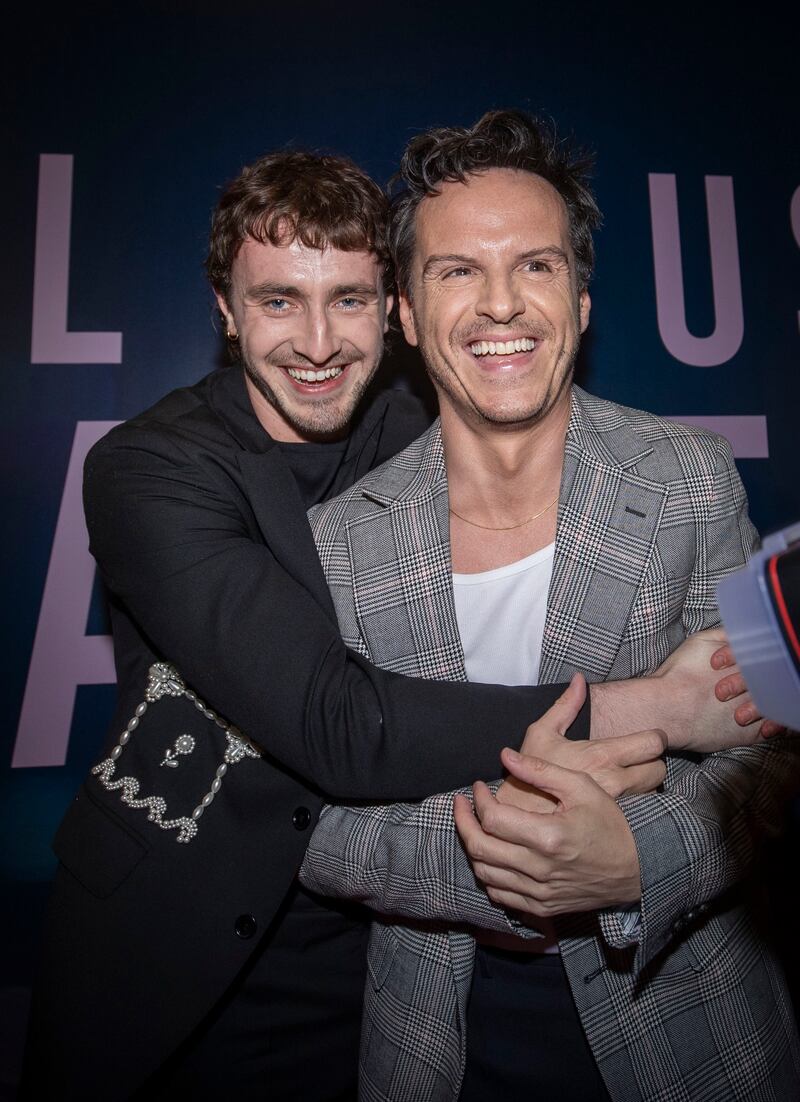 Mescal and Scott at the gala screening on Friday. Photograph: Tom Honan/The Irish Times