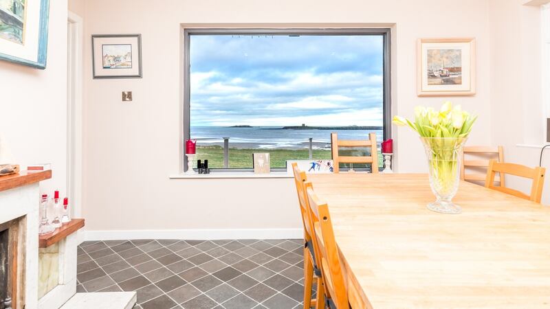 The dining area
