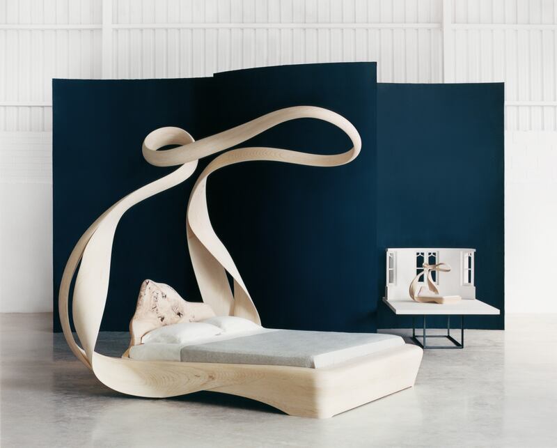 Enignum canopy bed by Joseph Walsh