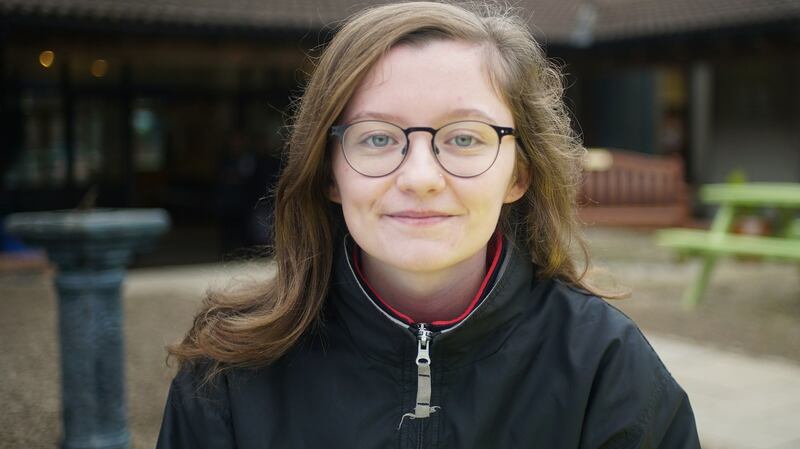 Lia Stokes: “Public transport is a big issue. Where I live, it would be two buses and over an hour and a half journey to and from college.” Photograph: Enda O’Dowd