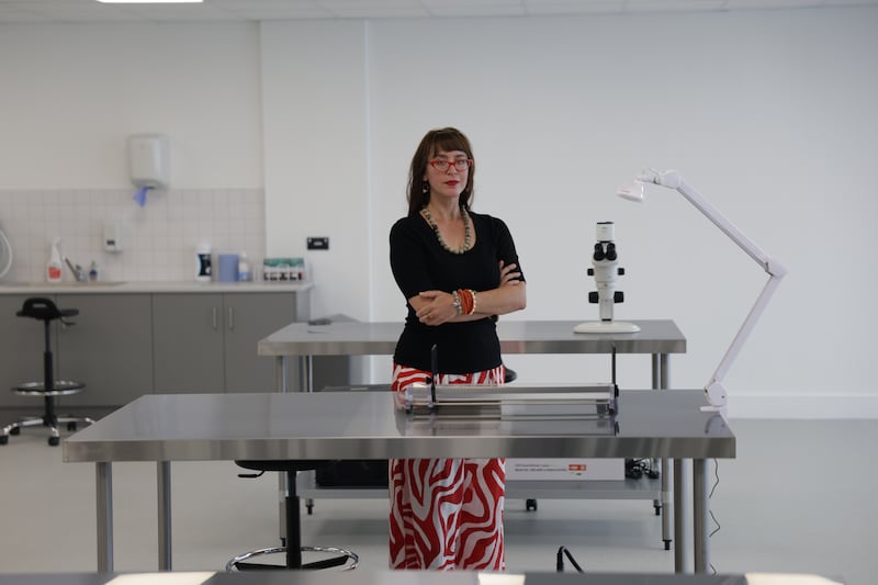 Odait forensic laboratory co-ordinator Allysha Winburn: 'The process of identifying remains will be very complex.' Photograph: Enda O'Dowd