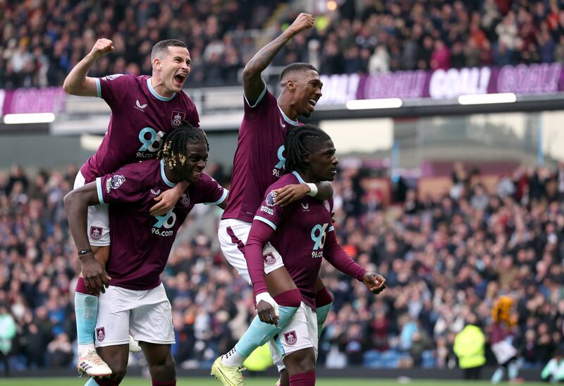 Josh Cullen was head and shoulders above others in Burnley's victory over Leeds on Saturday. Photograph: Alex Livesey/Getty Images