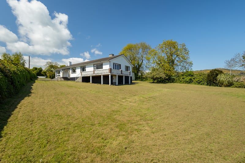 The house is elevated to maximise views