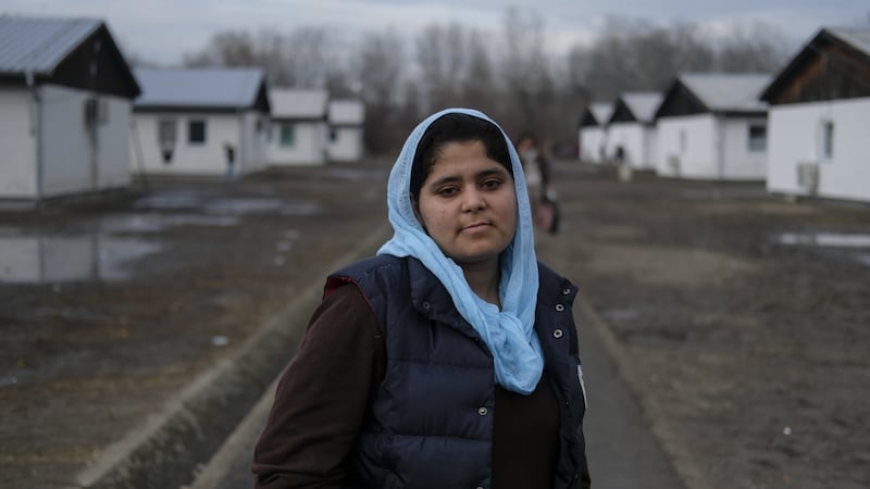 Migrant Dua Weesa at Krnjaca camp in Belgrade, Serbia. Photograph:  Marko Djurica/Reuters