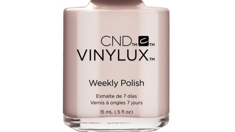CND Vinylux polish in Cashmere Wrap (€14.95 at lookfantastic.com).