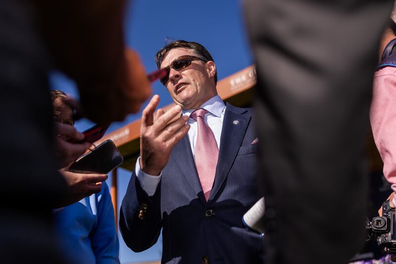 Trainer Aidan O’Brien has strong contenders for both Saturday's Epsom Derby and Friday's Epsom Oaks. Photograph: Morgan Treacy/Inpho