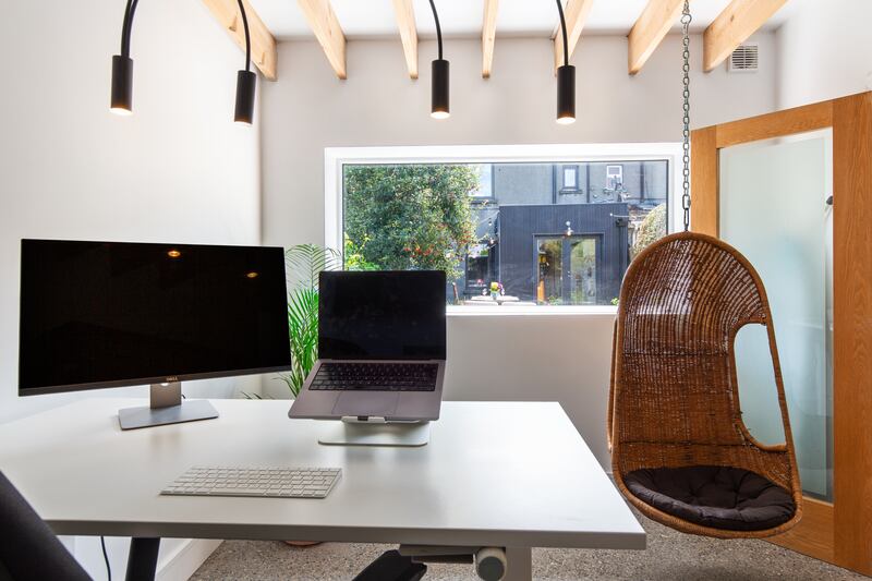 Office of the property. Photograph: Keith Owens