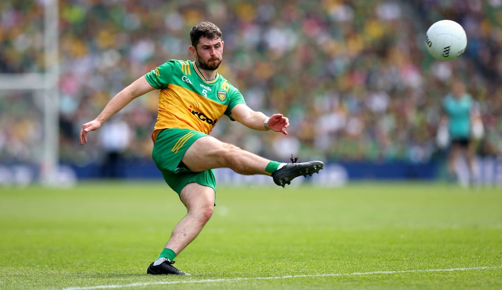 Ryan McHugh hopes to become the latest member of his family to win an All-Ireland medal for Donegal. Photograph: Ryan Byrne/Inpho