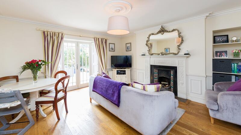 The garden level living room at  32 Grosvenor Road, Rathmines, Dublin 6