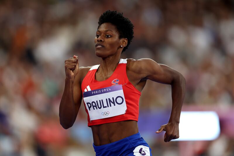 Marileidy Paulino of the Dominican Republic. She won silver at the Olympics in Tokyo and was last year’s world champion. Photograph: Christian Petersen/Getty Images