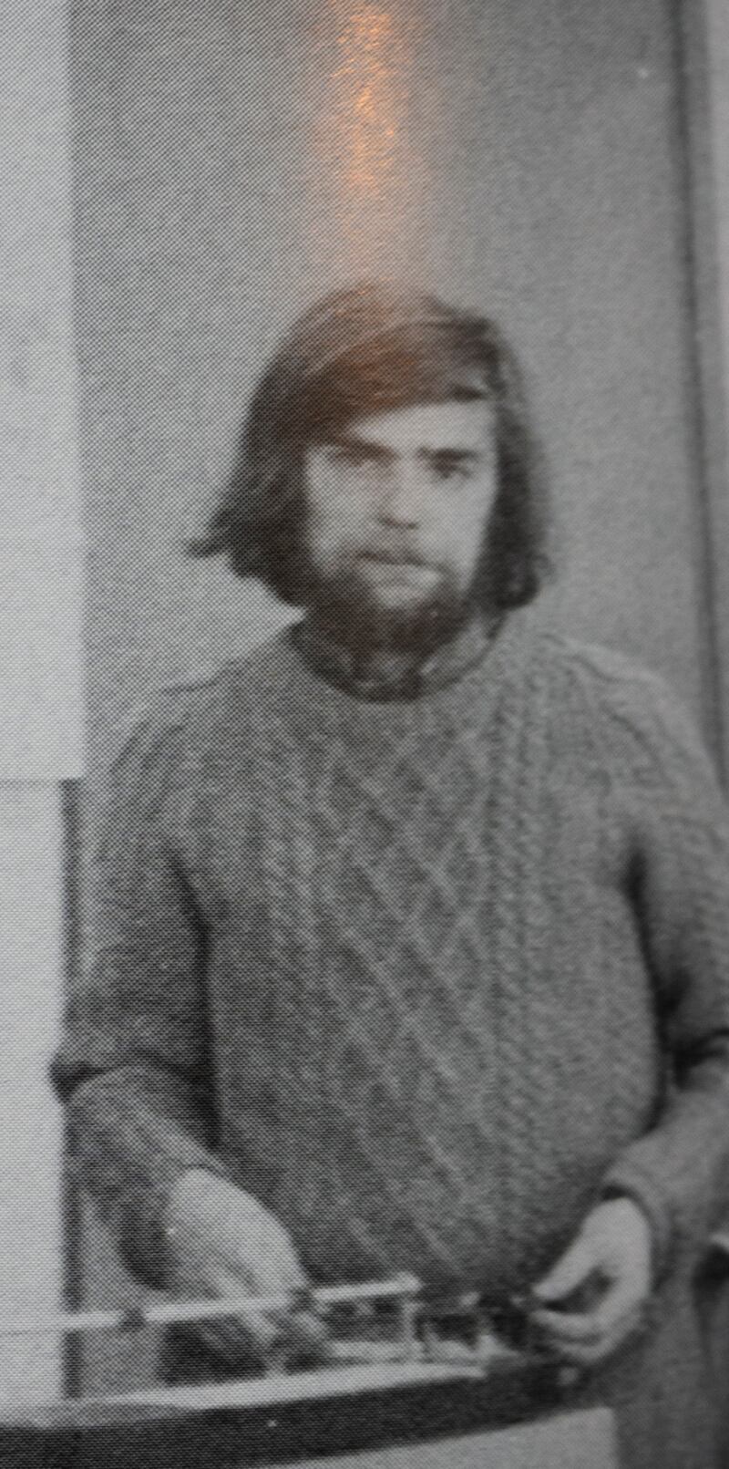 Malachi O’Doherty as a young journalist