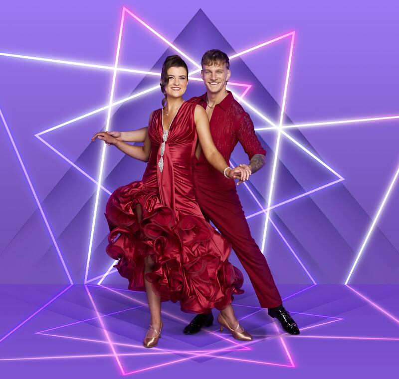 Katelyn Cummins and Leonardo Lini on Dancing with the Stars 2026. Photograph: RTÉ