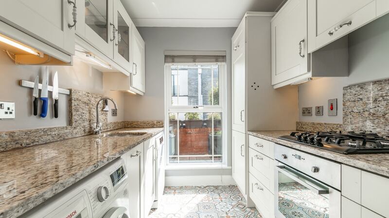 The kitchen at  15 Percy Lane.