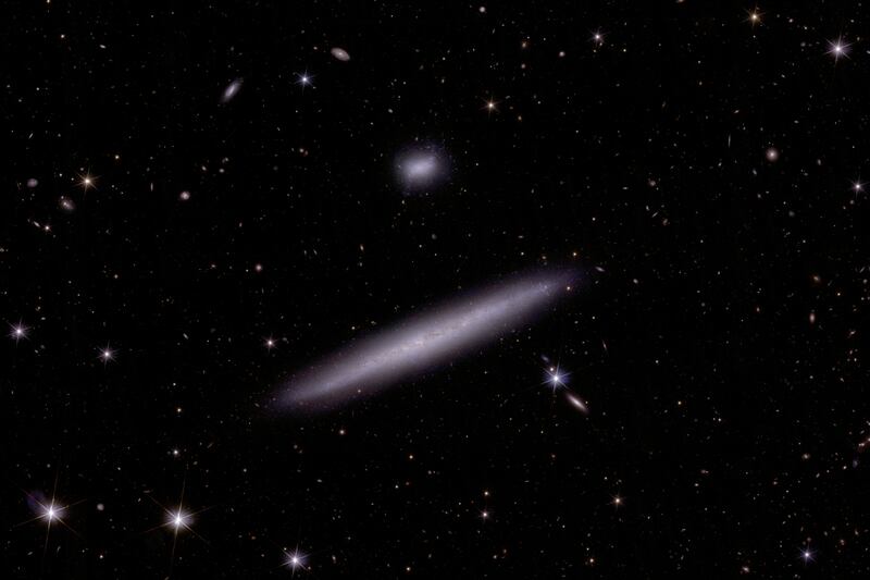 Astronomers said the images taken by Euclid are at least four times sharper than those captured using ground-based telescopes. Photograph: ESA/Euclid/Euclid Consortium/NASA/PA Wire