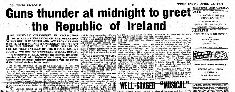 ‘Guns thunder at midnight’ - Times PictorIal, April 23, 1949