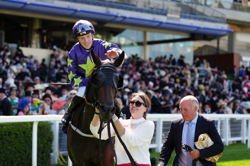 Billy Lee on board Carmers after winning the Queen's Vase for trainer Paddy Twomey at Royal Ascot. Photograph: John Walton/PA Wire