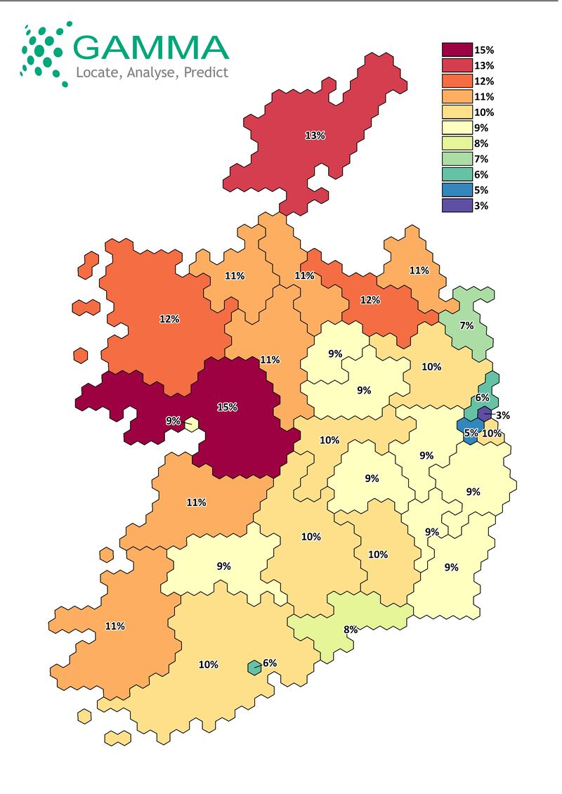 Galway and Donegal have more houses that are five bedrooms or more than any other counties in the State