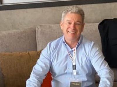 Christopher Kinahan senior at a World Food Programme humanitarian aviation conference in Sharm El-Sheikh in October 2019.