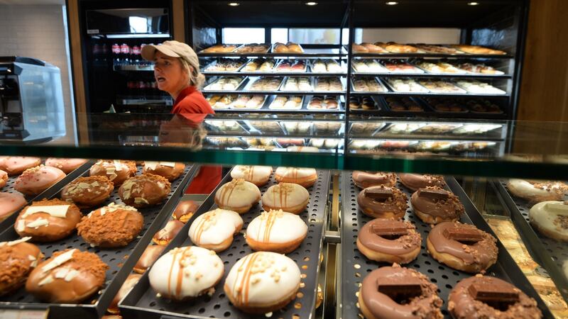Krispy Kreme  to open  its second doughnut outlet in the capital in the former Central Bank headquarters in Dame St. Photograph: Dara Mac Donaill