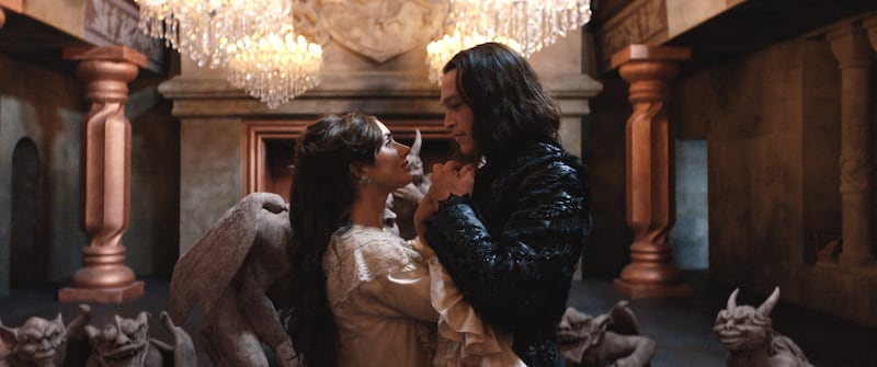Dracula: Zoë Bleu and Caleb Landry Jones in Luc Besson's film