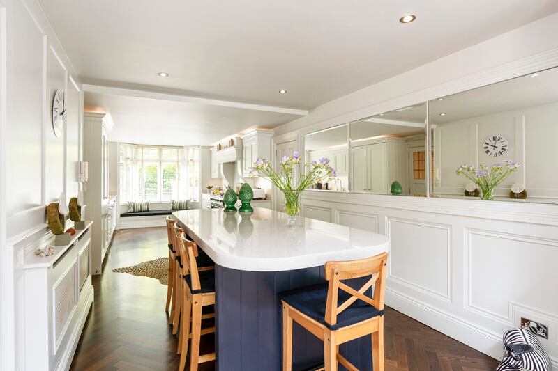 The interiors are bright and open.