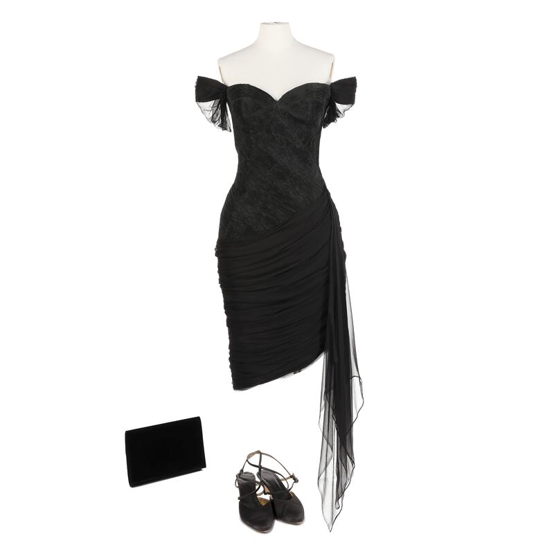 The 'Revenge' dress based on the design by Christina Stambolian for Princess Diana 