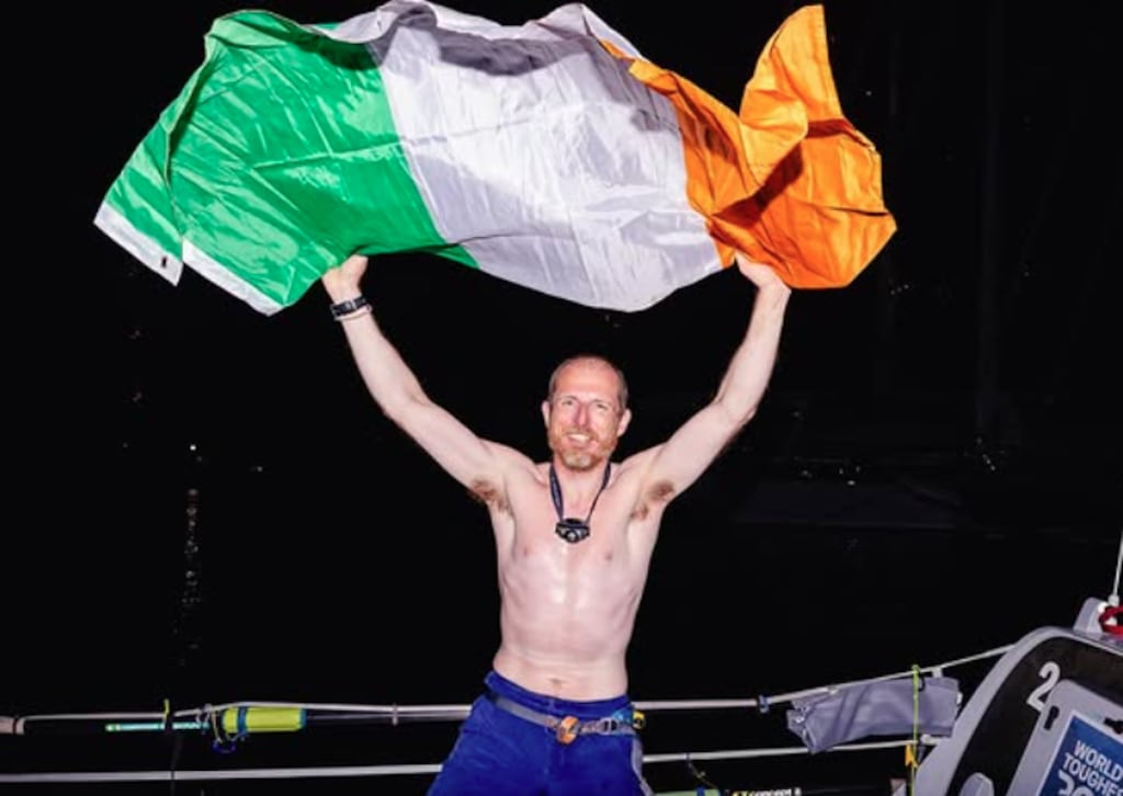 Daragh MacLaughlin: 'I feel like I’ve been beamed down from another planet.' Photograph: World's Toughest Row/Instagram