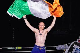 Galway man completes 4,800km rowing journey across Atlantic Ocean in fewer than 40 days