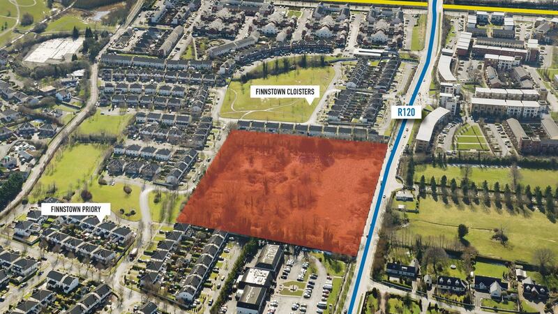 The 6.1-acre site in Lucan is guiding €7 million  by private treaty through joint agents CBRE and Leahy Estate Agents