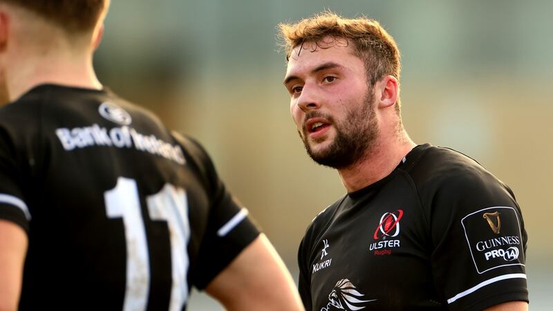 Aaron Sexton lines out for Ulster A against Leinster A on Friday. Photograph: James Crombie/Inpho