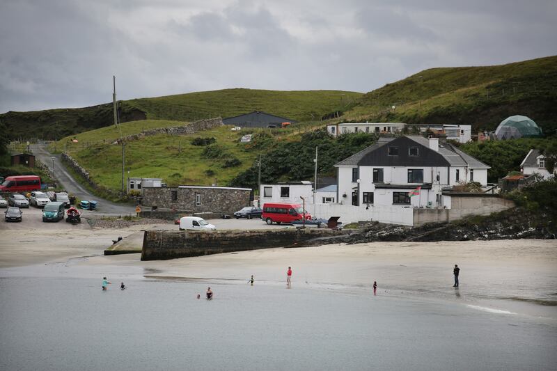 Clare Island lies off the coast of Co Mayo in Clew Bay. Photograph: Bryan O Brien 