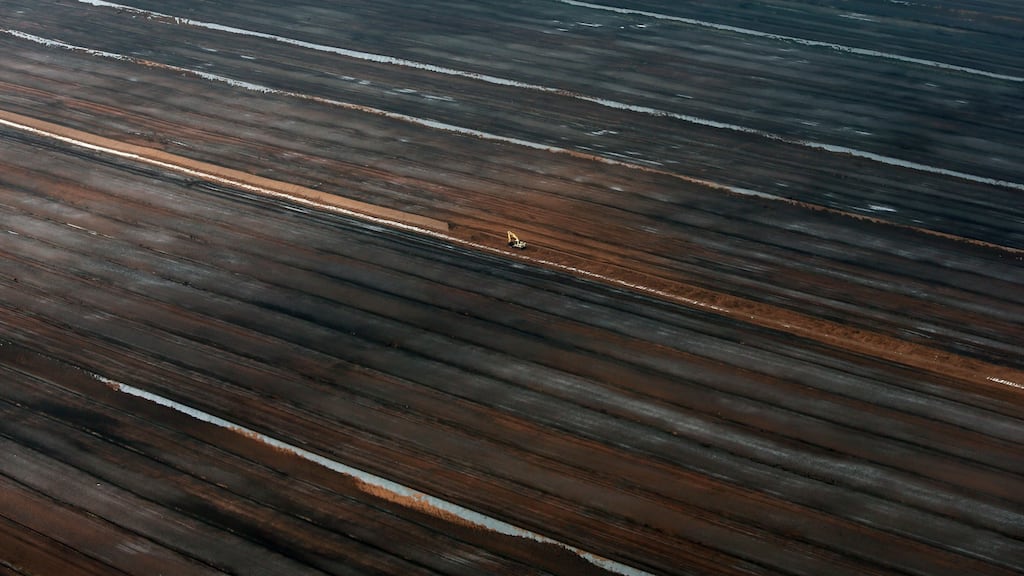 Bord na Móna peatlands in Laois/Kilkenny. The judge noted that the law relating to peat regulation in the State has been been ‘in a state of flux’. Photograph: Niall Carson/PA Wire