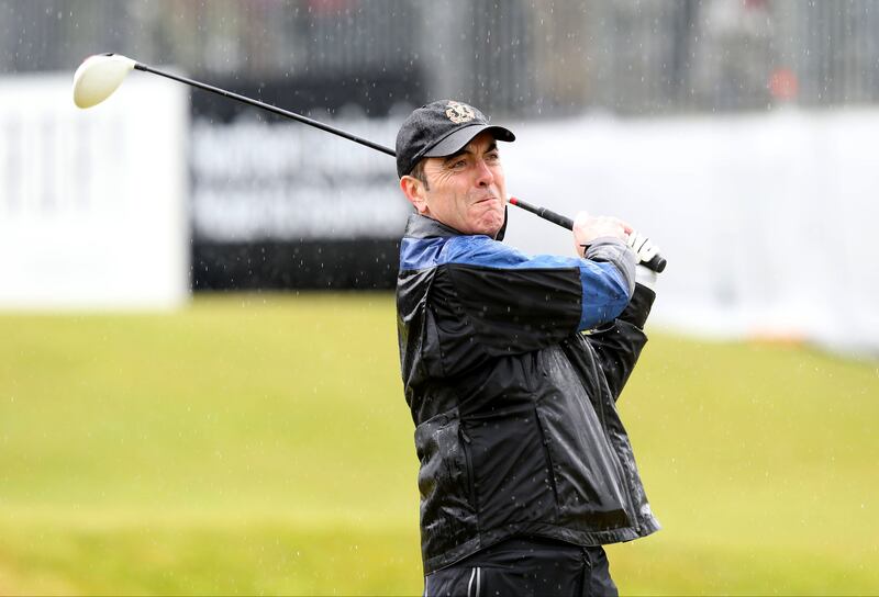Actor James Nesbitt will take part in the Irish Open pro-am on Wednesday. Photograph: Andrew Paton/Presseye